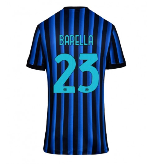 Inter Milan Nicolo Barella #23 Hjemmedrakt Dame 2025-26 Korte ermer Inter Milan Nicolo Barella #23 Hjemmedrakt Dame 2025-26 Korte ermer